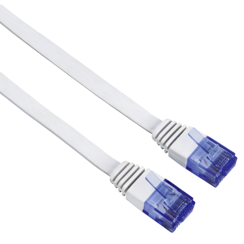 Patchcord Hama 00053773, Cat6, UTP, 5m, White