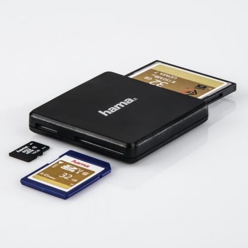 Card Reader Hama Multi-Card, USB 3.0 Tip A, Black