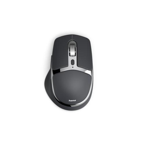 Mouse Optic Hama WM-800, USB Wireless/Bluetooth, Black-Silver, 00173096