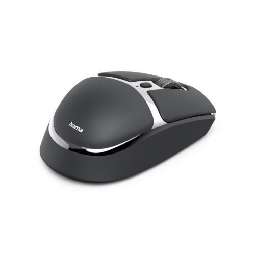 Mouse Optic Hama WM-800, USB Wireless/Bluetooth, Black-Silver, 00173096