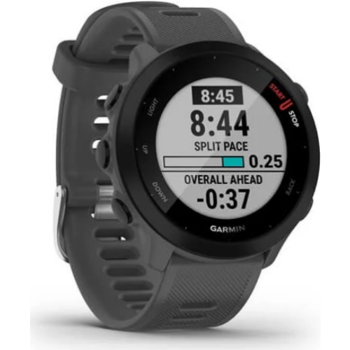 Smartwatch Garmin Forerunner 55, 1.04 inch, Curea Silicon, Monterra Grey