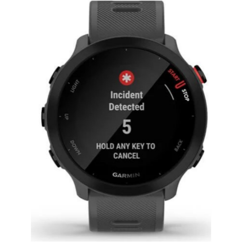 Smartwatch Garmin Forerunner 55, 1.04 inch, Curea Silicon, Monterra Grey