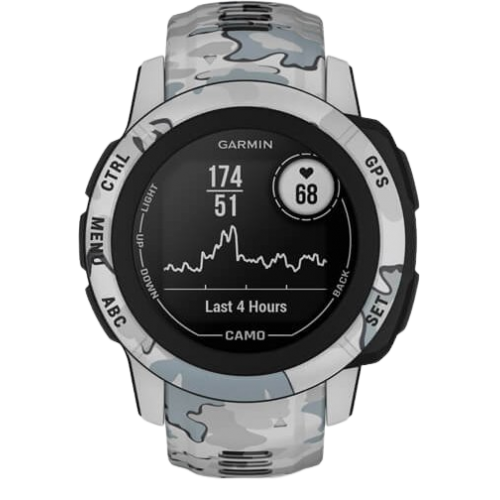 SmartWatch Garmin Instinct 2S Camo Edition, 0.9inch, Curea Silicon, Mist Camo