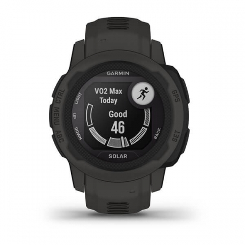 SmartWatch Garmin Instinct 2S Solar, 0.79inch, Curea Silicon, Black