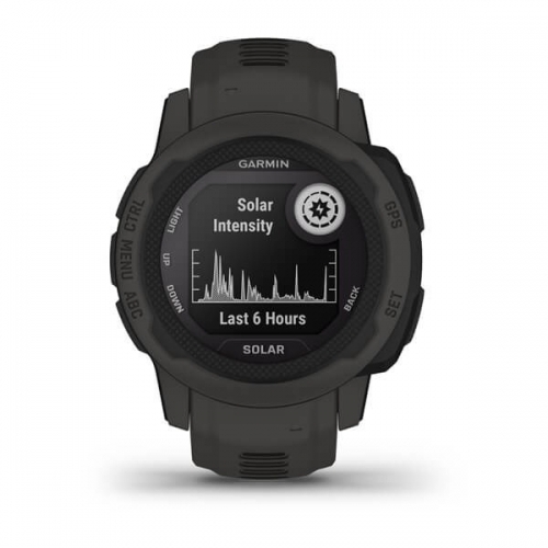 SmartWatch Garmin Instinct 2S Solar, 0.79inch, Curea Silicon, Black
