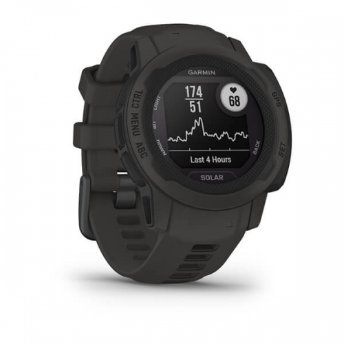 SmartWatch Garmin Instinct 2S Solar, 0.79inch, Curea Silicon, Black