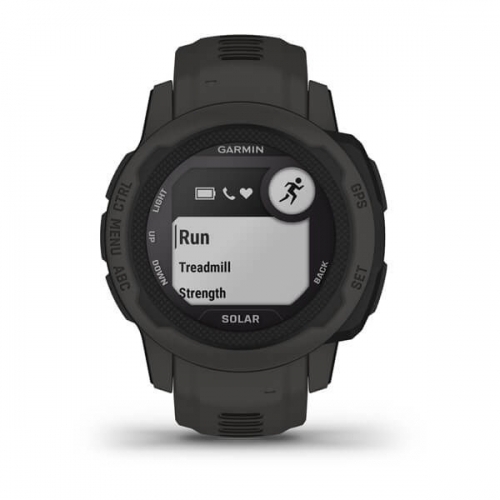 SmartWatch Garmin Instinct 2S Solar, 0.79inch, Curea Silicon, Black