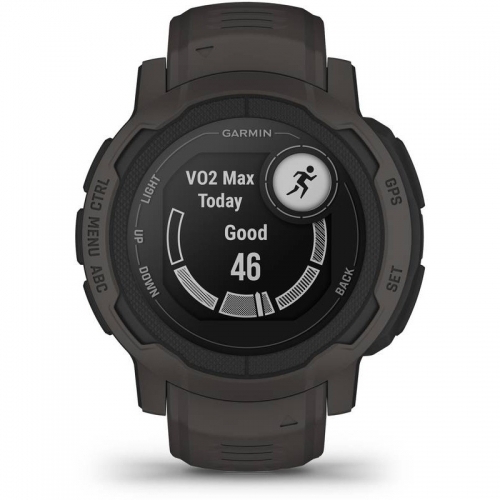SmartWatch Garmin Instinct 2 Solar, 0.9inch, Curea Silicon, Black