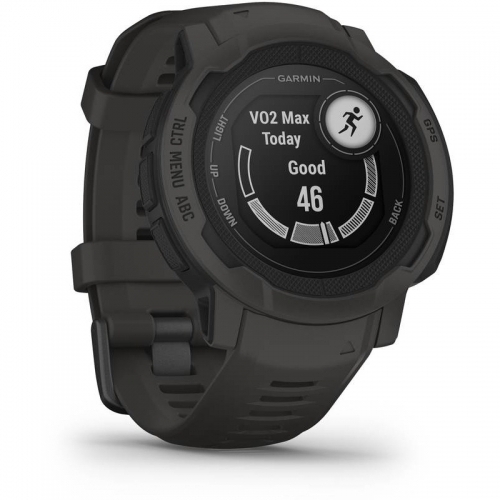 SmartWatch Garmin Instinct 2 Solar, 0.9inch, Curea Silicon, Black
