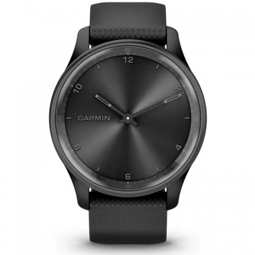 SmartWatch Garmin Vívomove Trend, 1.01inch, Curea Silicon, Black