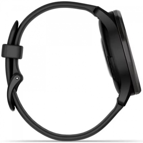 SmartWatch Garmin Vívomove Trend, 1.01inch, Curea Silicon, Black
