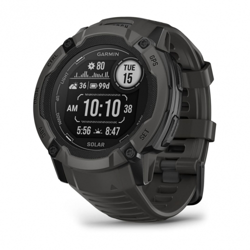 SmartWatch Garmin Instinct 2X Solar, 1.1inch, Curea Silicon, Graphite