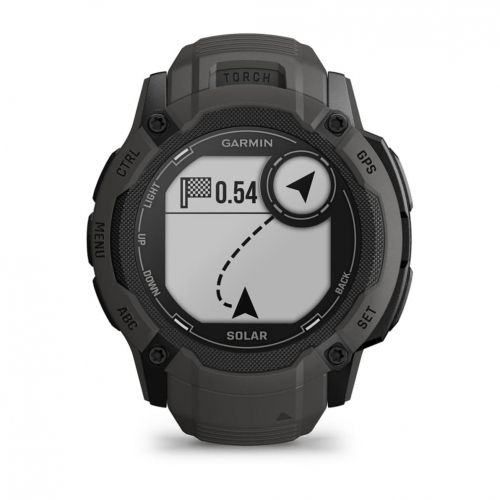 SmartWatch Garmin Instinct 2X Solar, 1.1inch, Curea Silicon, Graphite