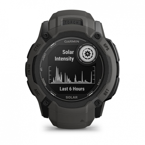 SmartWatch Garmin Instinct 2X Solar, 1.1inch, Curea Silicon, Graphite