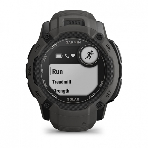 SmartWatch Garmin Instinct 2X Solar, 1.1inch, Curea Silicon, Graphite