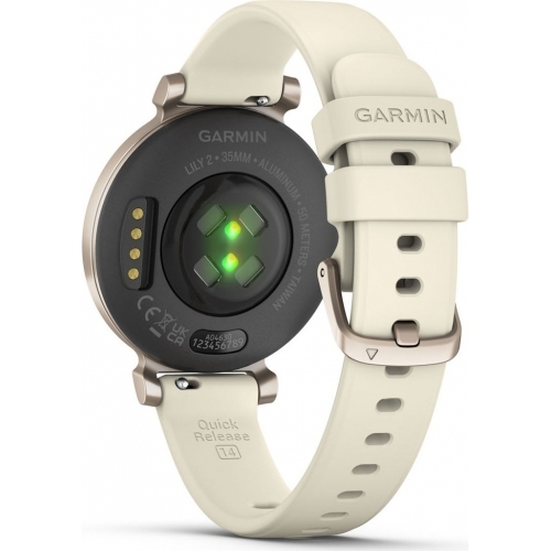 SmartWatch Garmin Lily 2, 0.84inch, Curea Silicon, Cream Gold