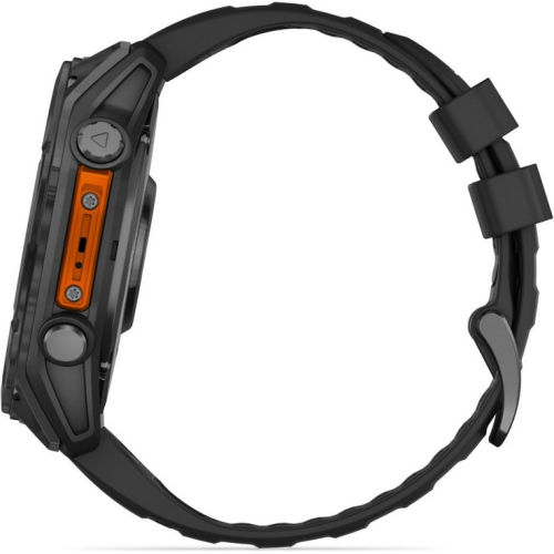 SmartWatch Garmin Fenix 8, 1.4 inch, Curea silicon, Slate Grey-Black