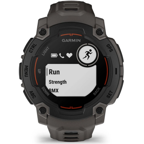 Smartwatch Garmin Instinct E, 0.9 inch, Curea Silicon, Charcoal