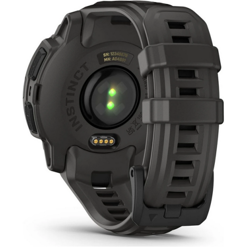 Smartwatch Garmin Instinct E, 0.9 inch, Curea Silicon, Charcoal