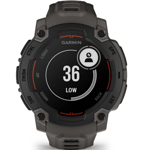 Smartwatch Garmin Instinct E, 0.9 inch, Curea Silicon, Charcoal