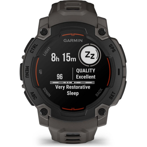 Smartwatch Garmin Instinct E, 0.9 inch, Curea Silicon, Charcoal