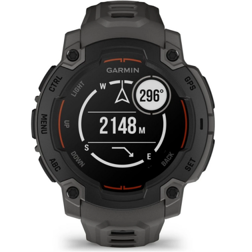 Smartwatch Garmin Instinct E, 0.9 inch, Curea Silicon, Charcoal