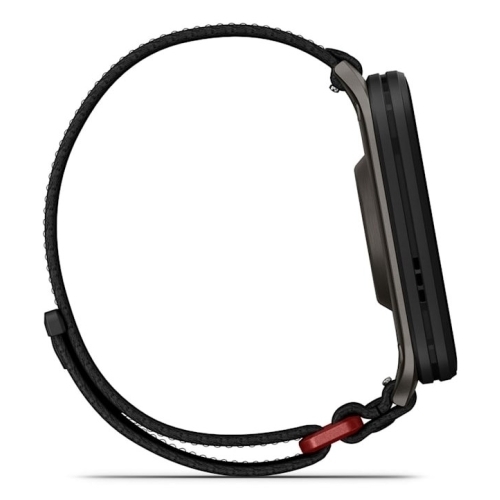 Smartwatch Garmin Venu X1, 2 inch, Curea Nylon, Black