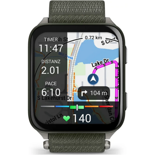 Smartwatch Garmin Venu X1, 2 inch, Curea Nylon, Moss