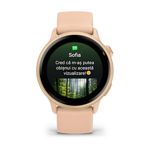 SmartWatch Garmin Vívoactive 6, 1.2 inch, Curea Silicon, Pink Dawn