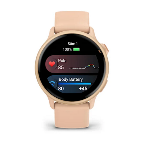 SmartWatch Garmin Vívoactive 6, 1.2 inch, Curea Silicon, Pink Dawn