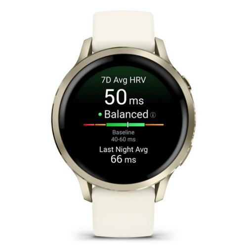  SmartWatch Garmin Venu 4, 1.2 inch, Curea Silicon, Bone
