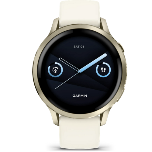  SmartWatch Garmin Venu 4, 1.2 inch, Curea Silicon, Bone