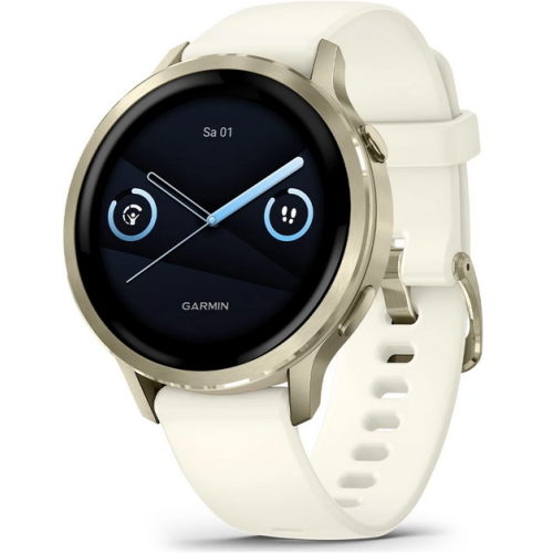  SmartWatch Garmin Venu 4, 1.2 inch, Curea Silicon, Bone