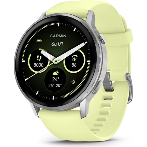  SmartWatch Garmin Venu 4, 1.4 inch, Curea Silicon, Citron
