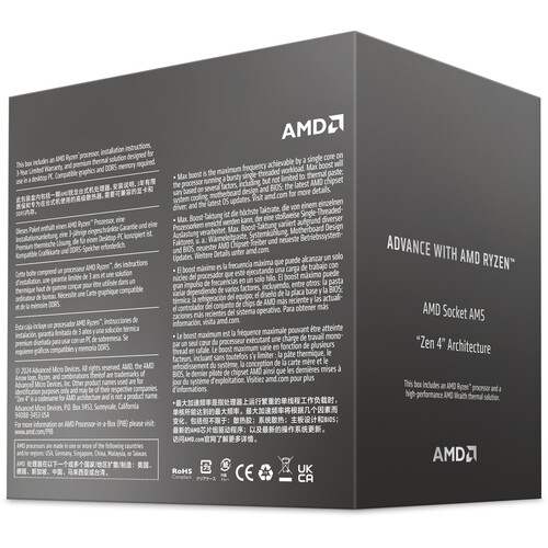Procesor AMD Ryzen 7 8700F, 4.10GHz, Socket AM5, Box