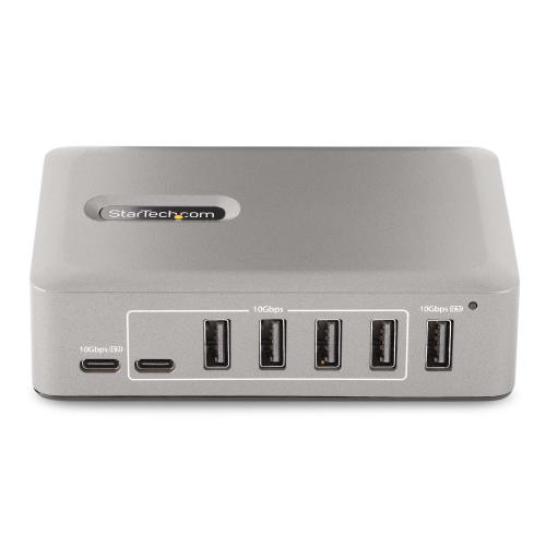 Hub USB Startech10G8A2CS-USB-C-HUB, 8x USB 3.2 Gen 2, 2x USB-C, Black