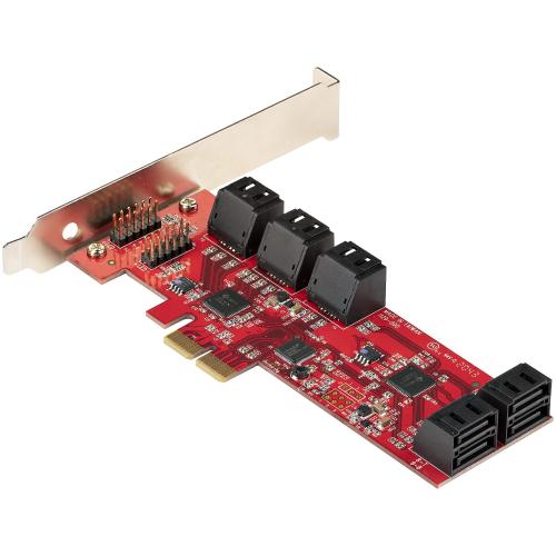 Adaptor PCI-Express Startech 10P6G-PCIE-SATA-CARD, PCI-Express - 10x SATA