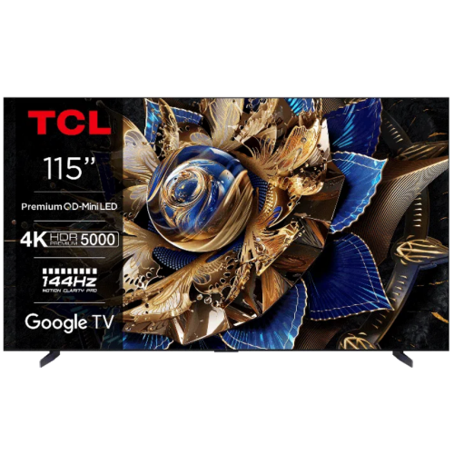 Televizor QD-Mini LED TCL Smart 115X955 Seria X955, 115 inch, Ultra HD 4K, Black