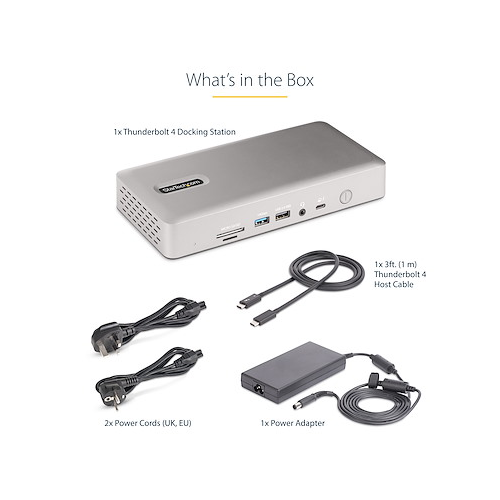 Docking Station Startech 132UE-TB4USB4DOCK, Silver