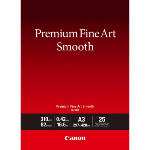 Hartie Foto Canon FA-SM2 Premium FineArt/Smooth, A3, 25 hartii