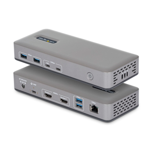 Docking Station StarTech QUAD-USB-DP-ADAPT, Space Gray