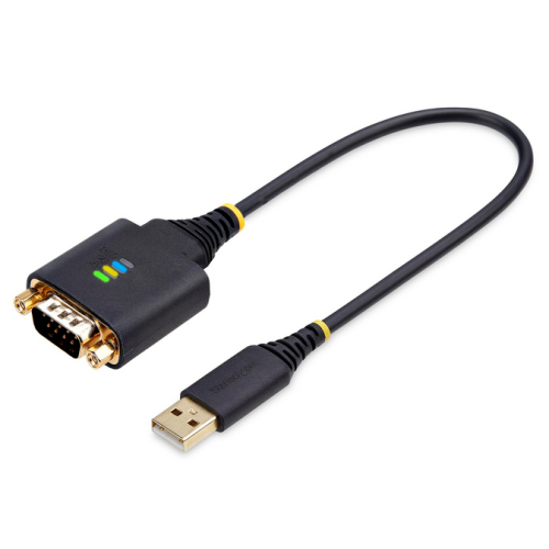 Adaptor Startech 1P1FFC-USB-SERIAL, USB male - Serial male, Black