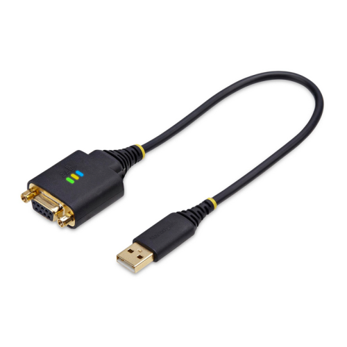 Adaptor Startech 1P1FFCN-USB-SERIAL, USB male - Serial female, 30m, Black