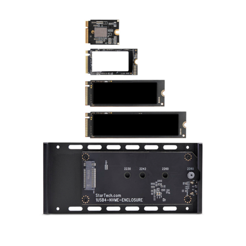 USB4 M.2 NVME ENCLOSURE USB-C/USB-C/THUNDERBOLT 5/4 SSD ENCLOS