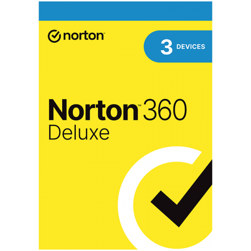 Norton 360 Deluxe 3D, 3 Devices/1Year, Base Retail