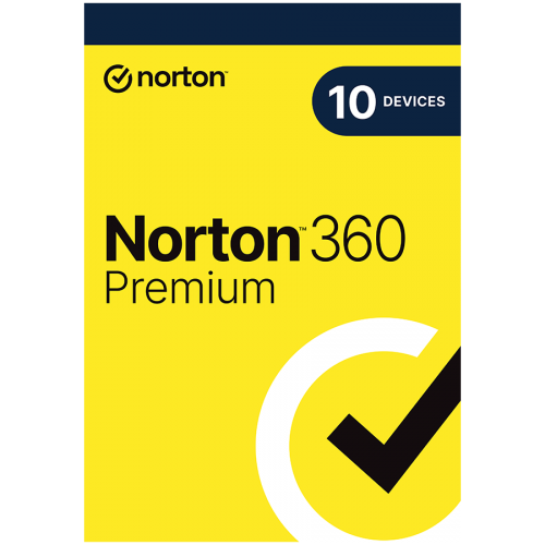 Norton 360 Premium 10D, 10 Devices/1Year, Base Retail