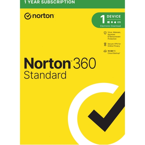 Norton 360 Standard 1D, 1 Device/1Year, Base Retail