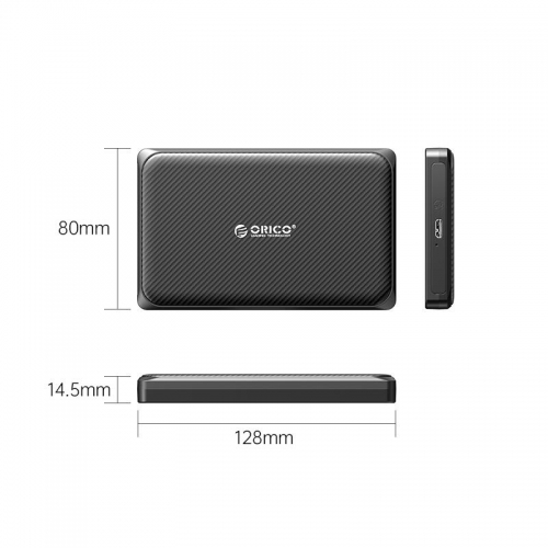 Rack HDD Orico 2189U3-V1-BK, micro USB-B, 2.5inch, Black
