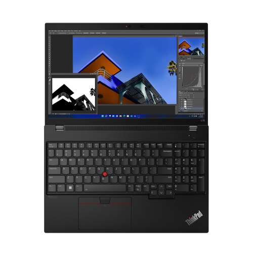 Laptop Lenovo ThinkPad L15 Gen3, Intel Core i5-1235U, 15.6inch, RAM 8GB, SSD 512GB, Intel Iris Xe Graphics, Windows 11 Pro, Thunder Black