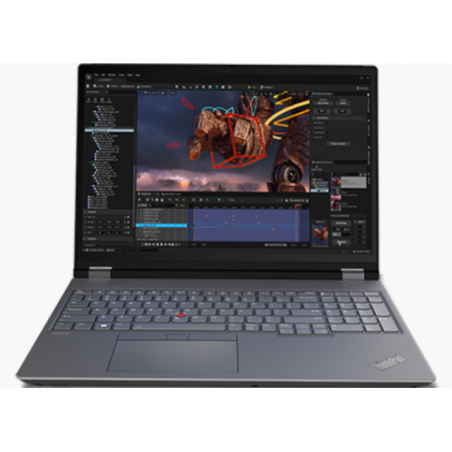 Laptop Lenovo ThinkPad P16 Gen 2, Intel Core i7-14700HX, 16 inch, RAM 32GB, SSD 1TB, nVidia RTX 3500 Ada 12GB, Windows 11 Pro, Storm Grey